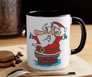 Charlie Chuckles as Father Christmas on the Roof - "To Gnome You and Love You."